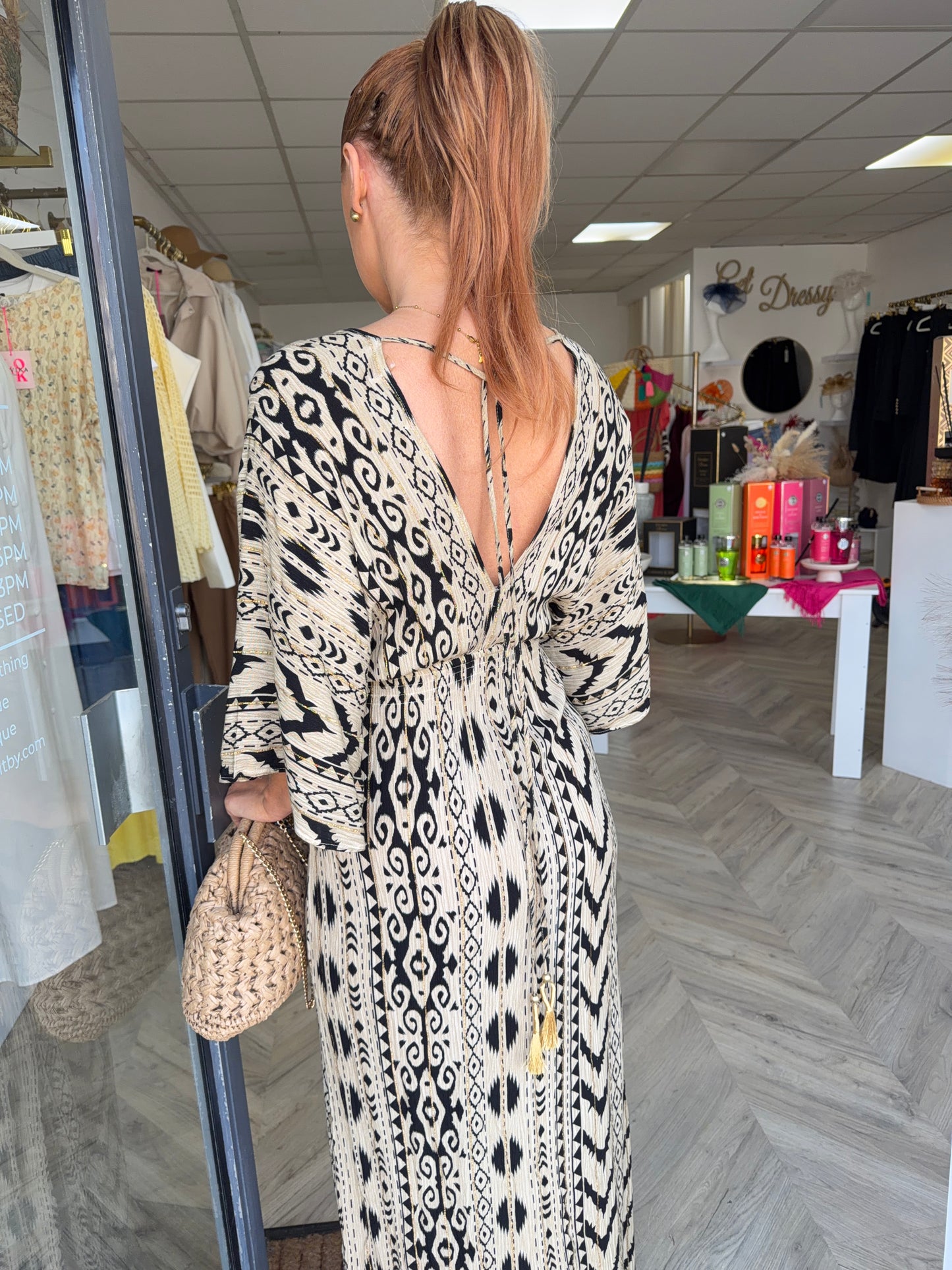Liberty Patterned Maxi Dress