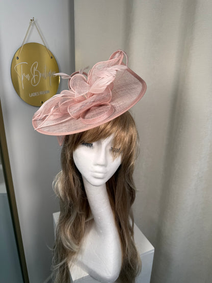 Chaya Fascinator - Blush Pink