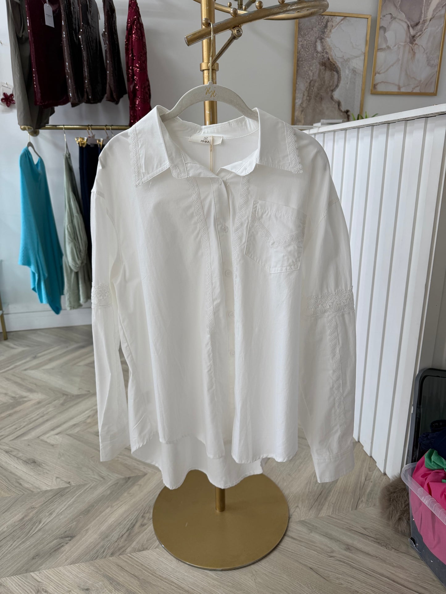 Lacey White Shirt