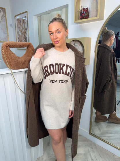 Soho Cream Jumper Dress