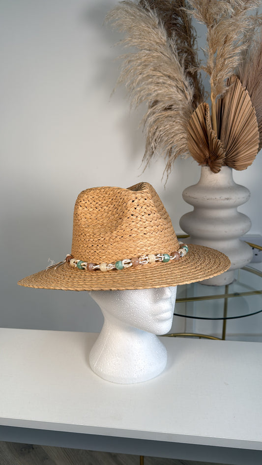 Straw Hat - Camel