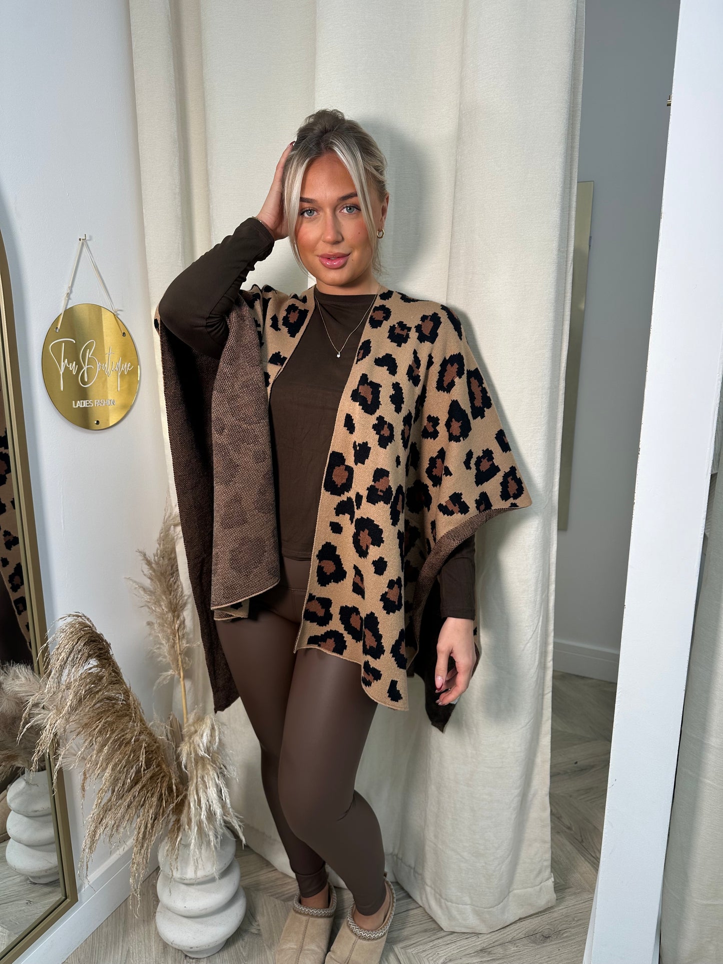 Josie Leopard Cape