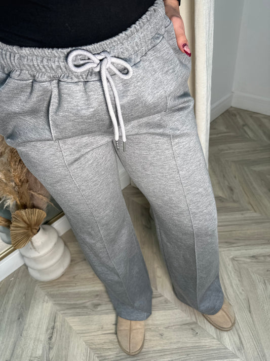 Chloe Lined Joggers - Grey