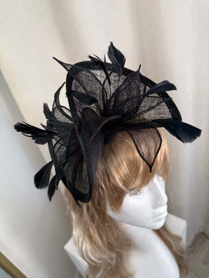 Lovella Fascinator - Black