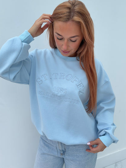 Margaux Sweater - Pastel Blue