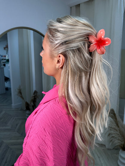 Ombre Flower Hair Clip