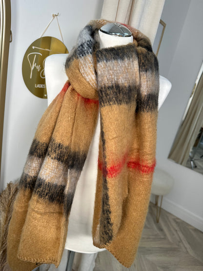 Cleo Scarf - Brown