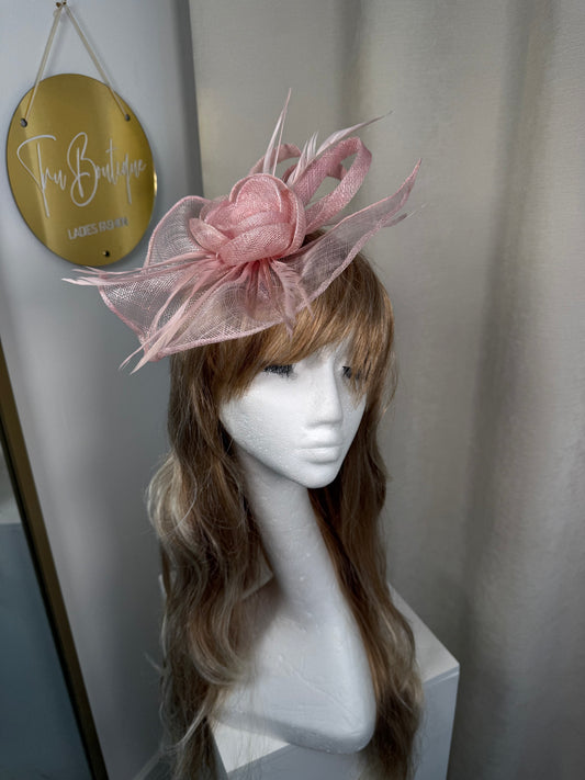 Rosanna Fascinator - Blush Pink