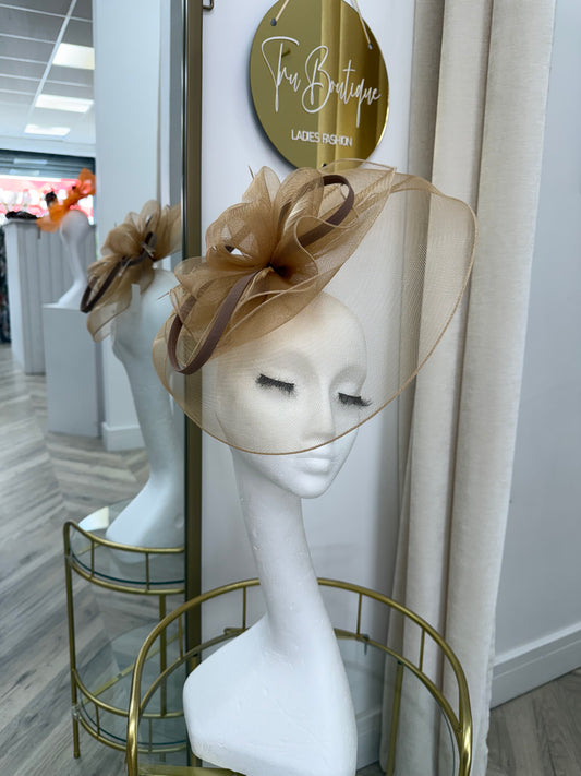 Leah Camel Fascinator