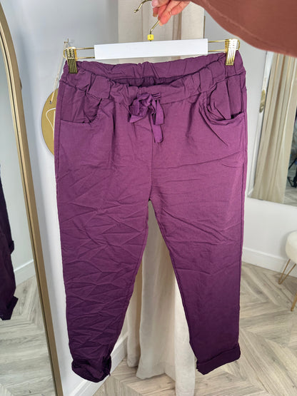 Grape Magic Pants Trousers