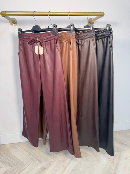 Valencia Leather Trousers