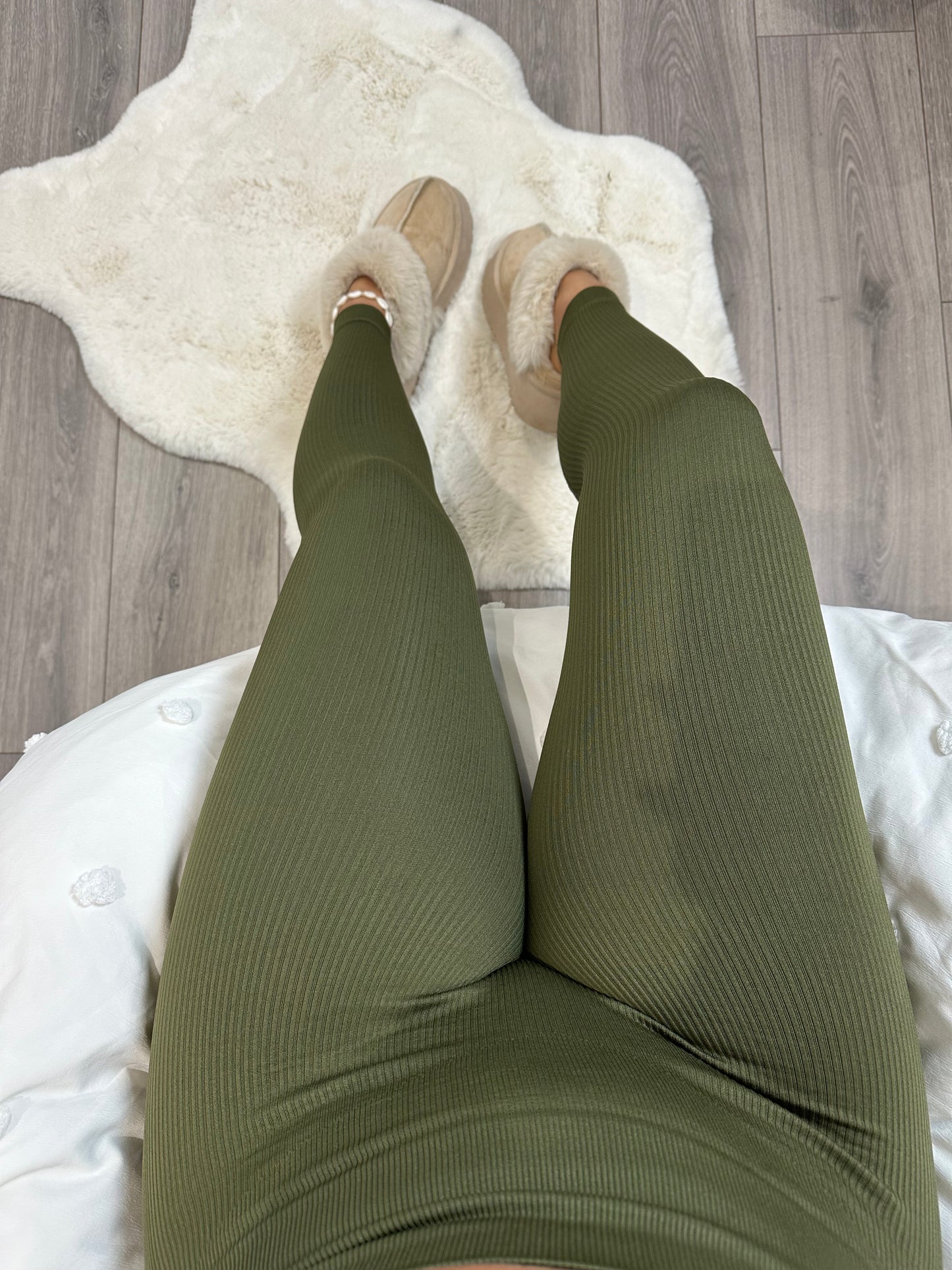 Khaki Seamless Leggings