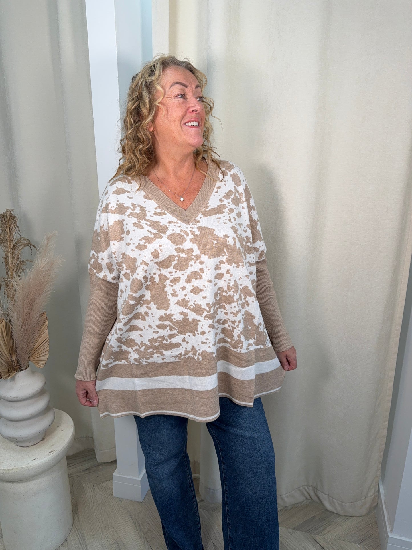 Clover Sweater - Beige