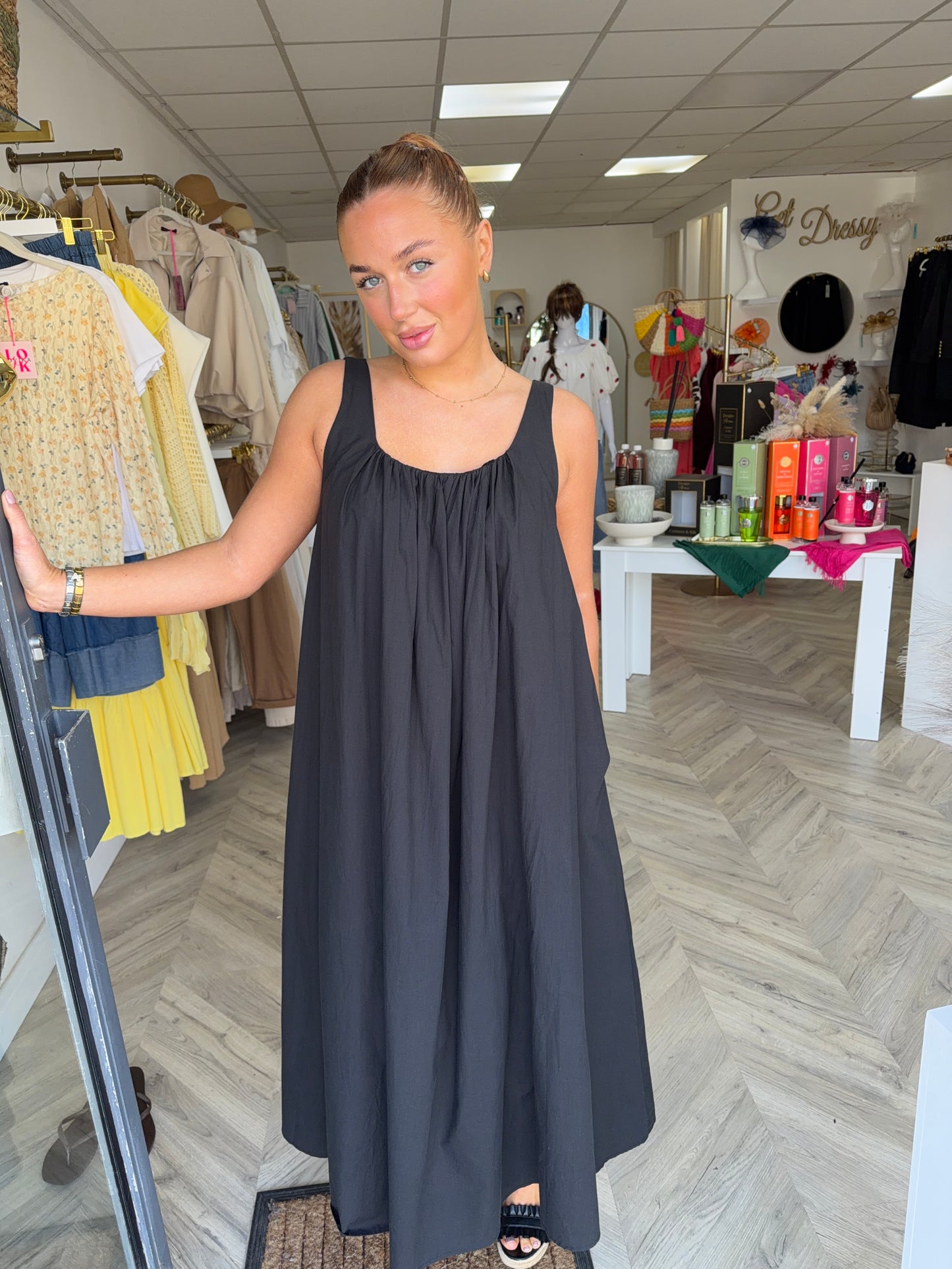 Augusta Maxi Dress - Black