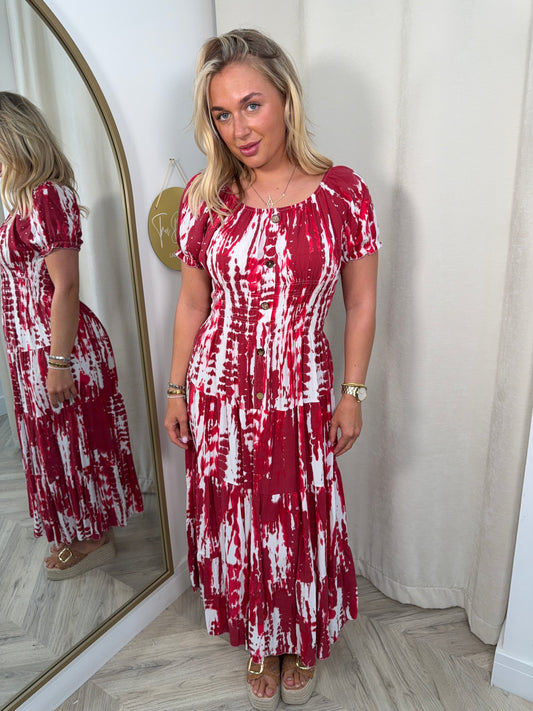 Dolly Maxi Dress - Berries
