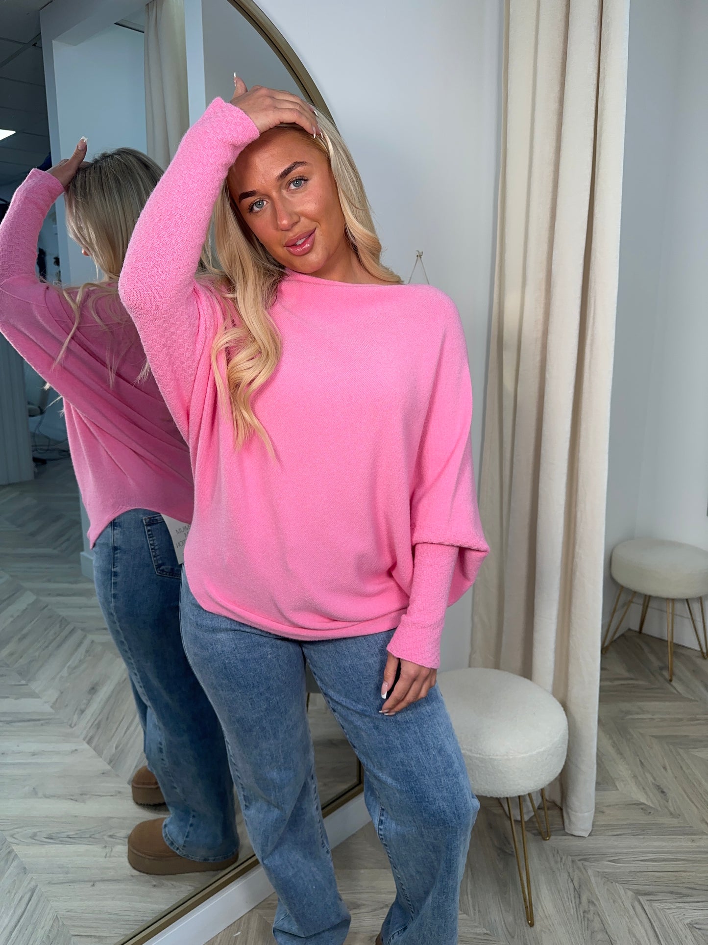 Ballet Pink Erika Asymmetric Jumper