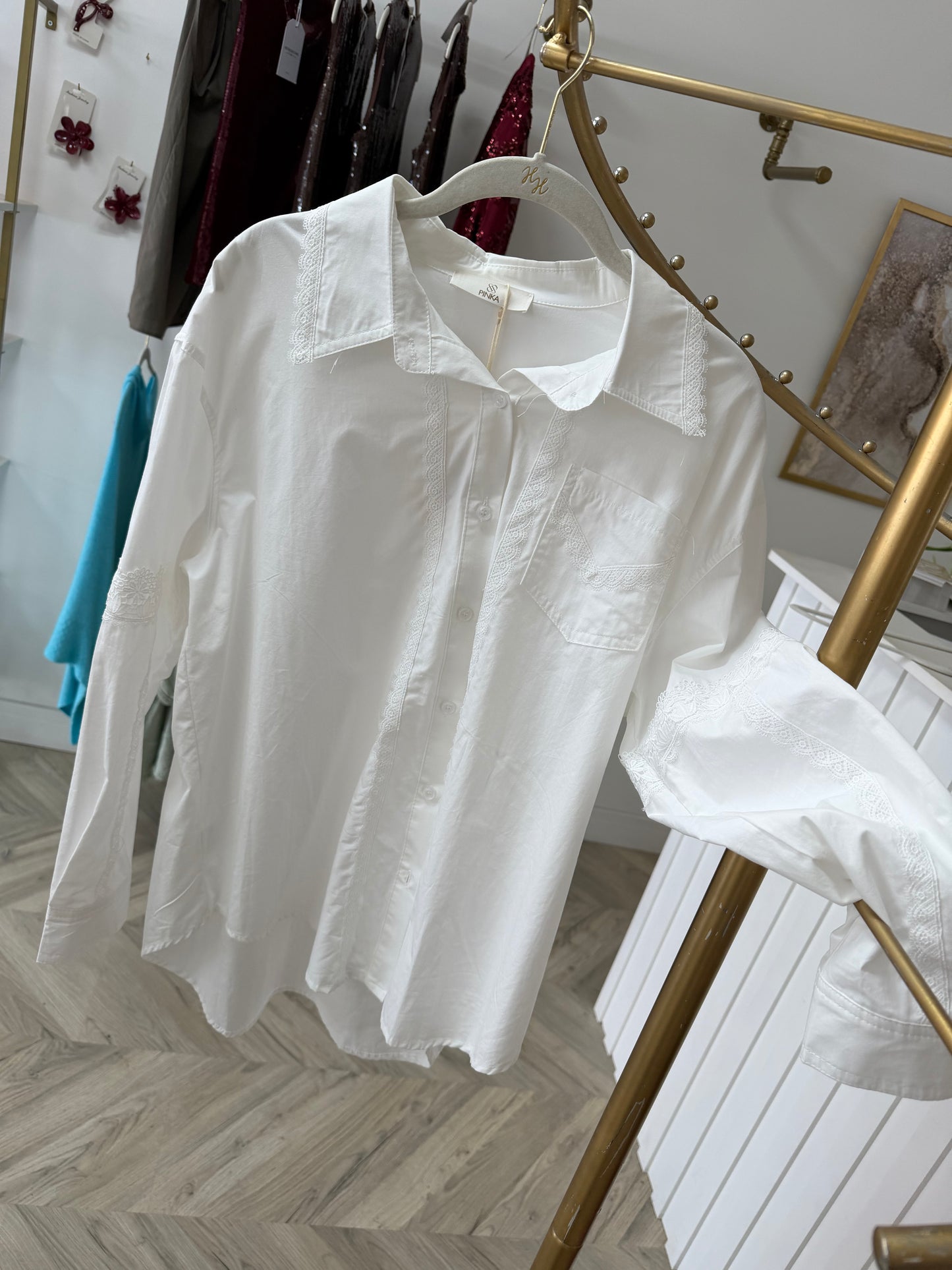 Lacey White Shirt