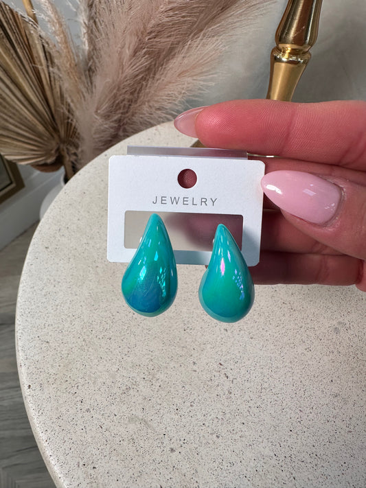 Tear Drop Earrings Turquoise