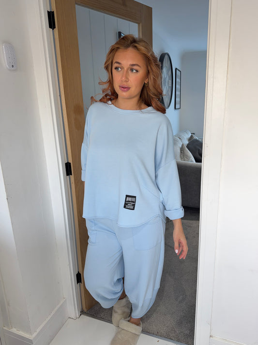 Diane Slouchy Set - Baby Blue