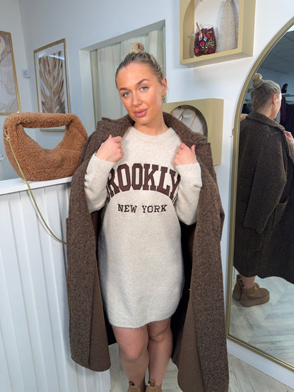 Soho Cream Jumper Dress