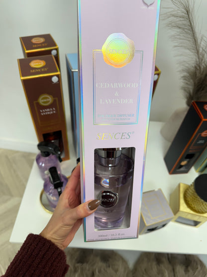 300ml Diffuser - Cedarwood & Lavender