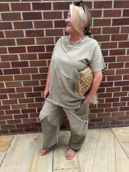 Charlene Linen Co-ord Set