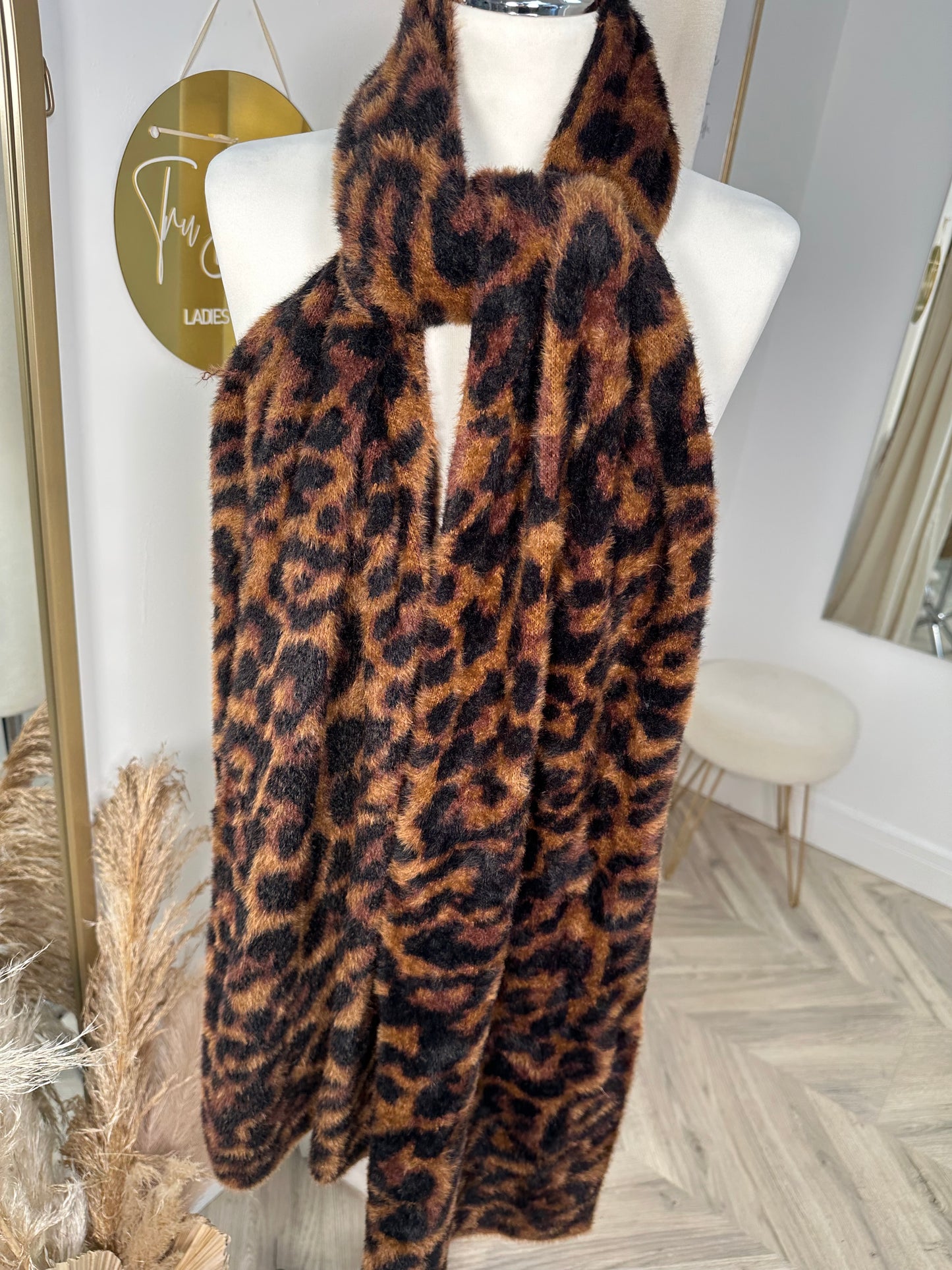 Leopard Print Soft Scarf