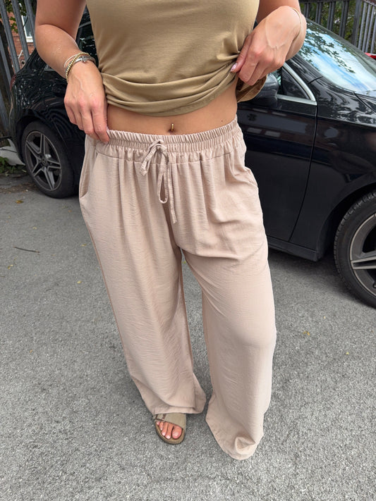 Jasmine Cotton Trousers - Cream