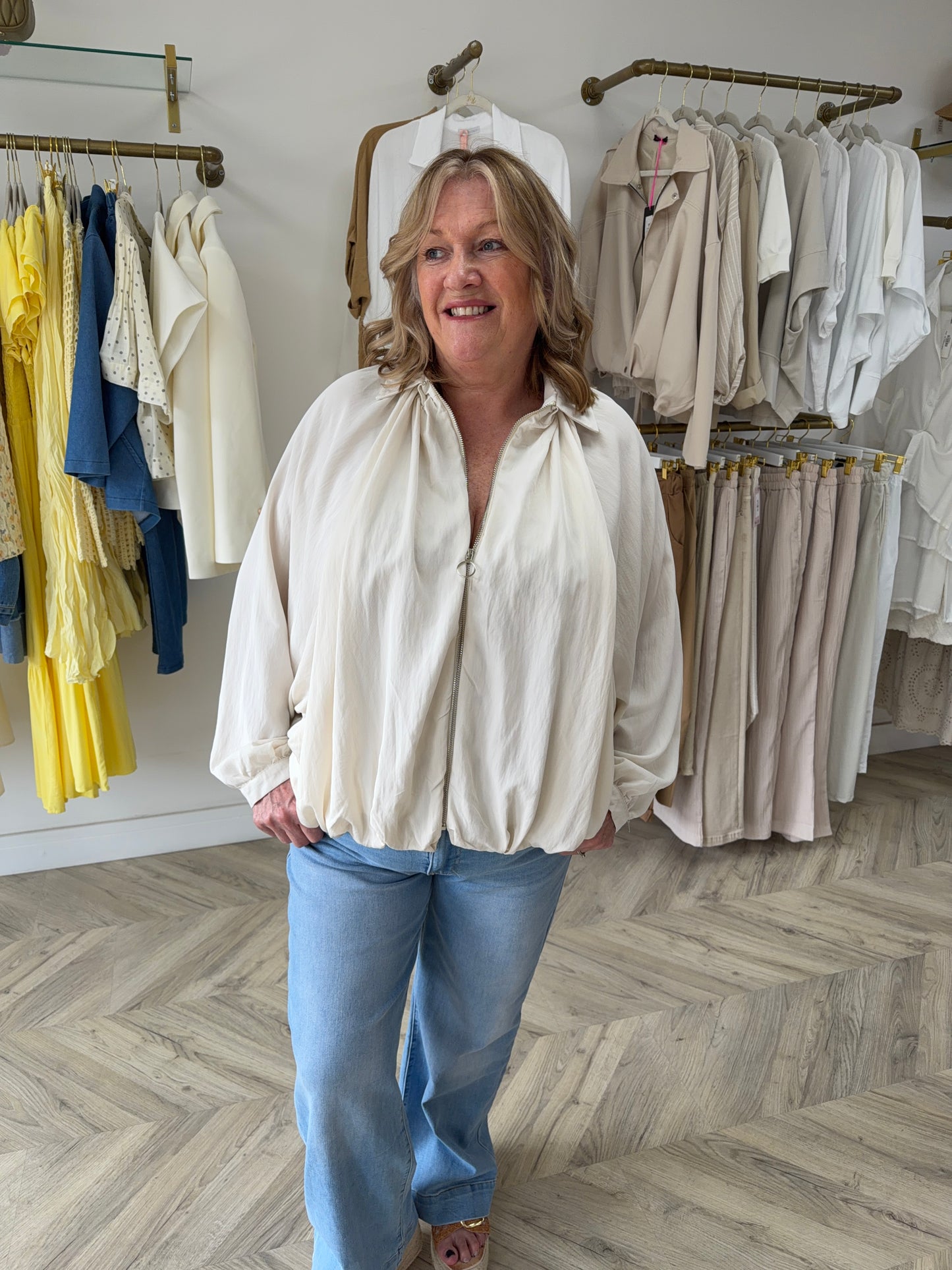 Hyacinth Jacket - Cream