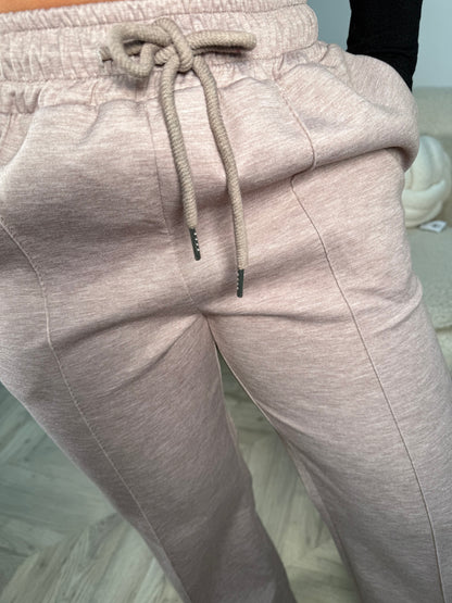 Chloe Lined Joggers - Oatmeal