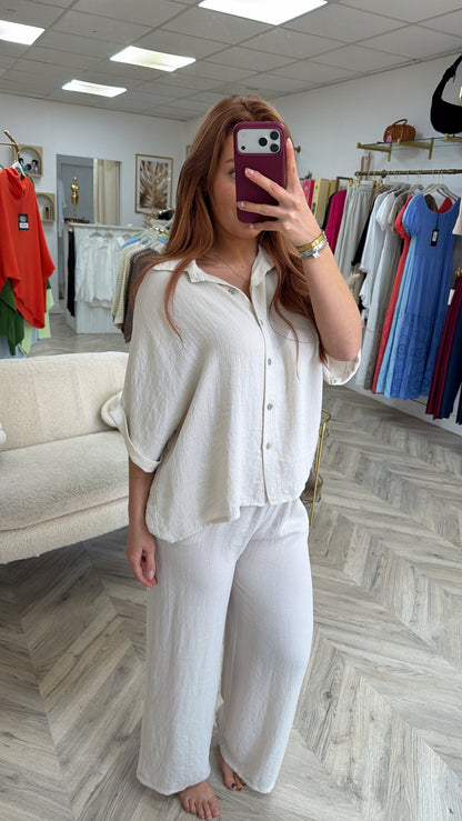 Arabella Trousers - Cream
