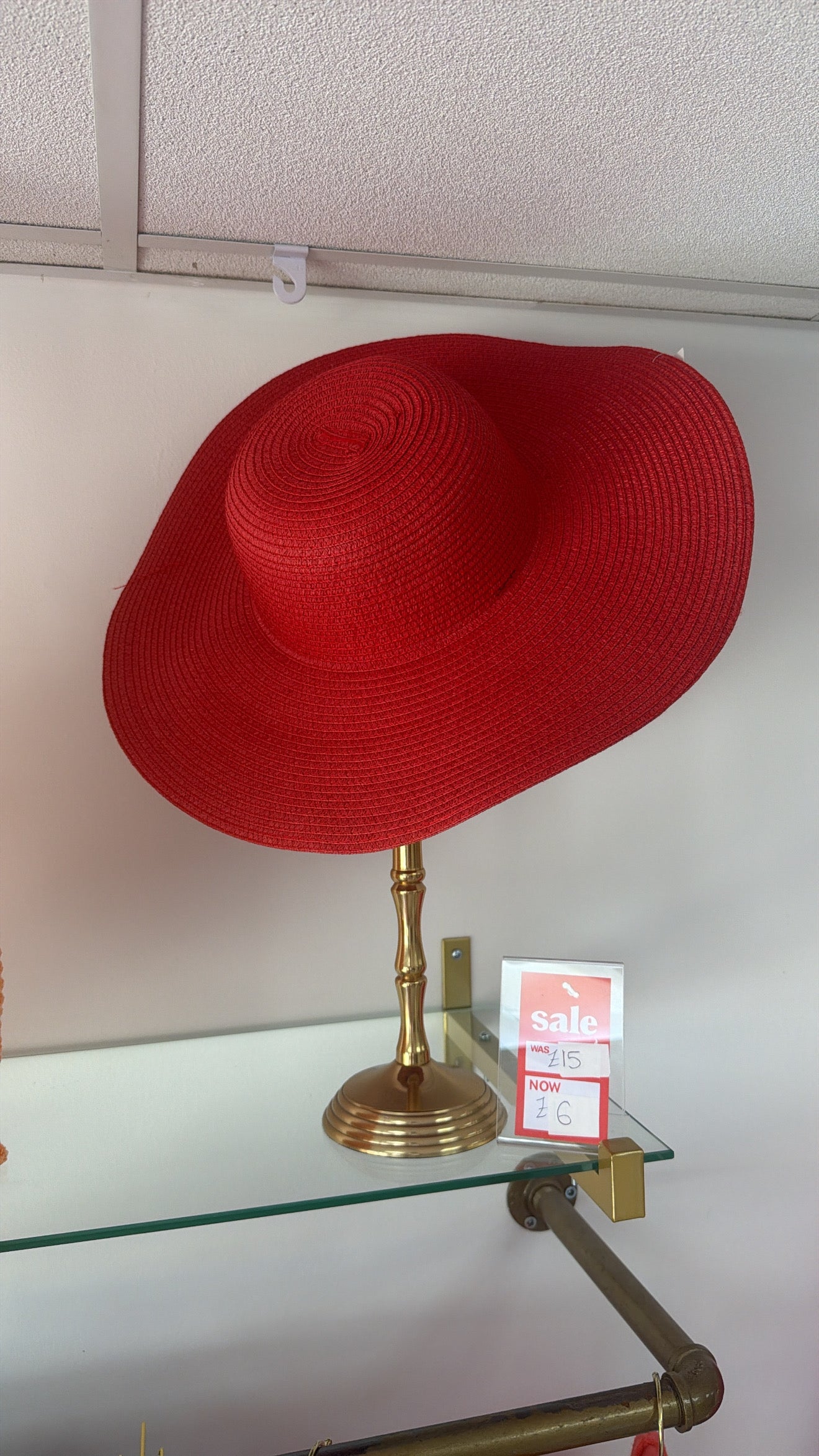 Red Beach Hat