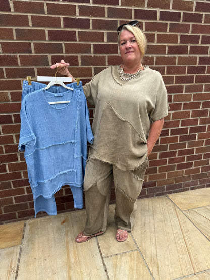 Charlene Linen Co-ord Set