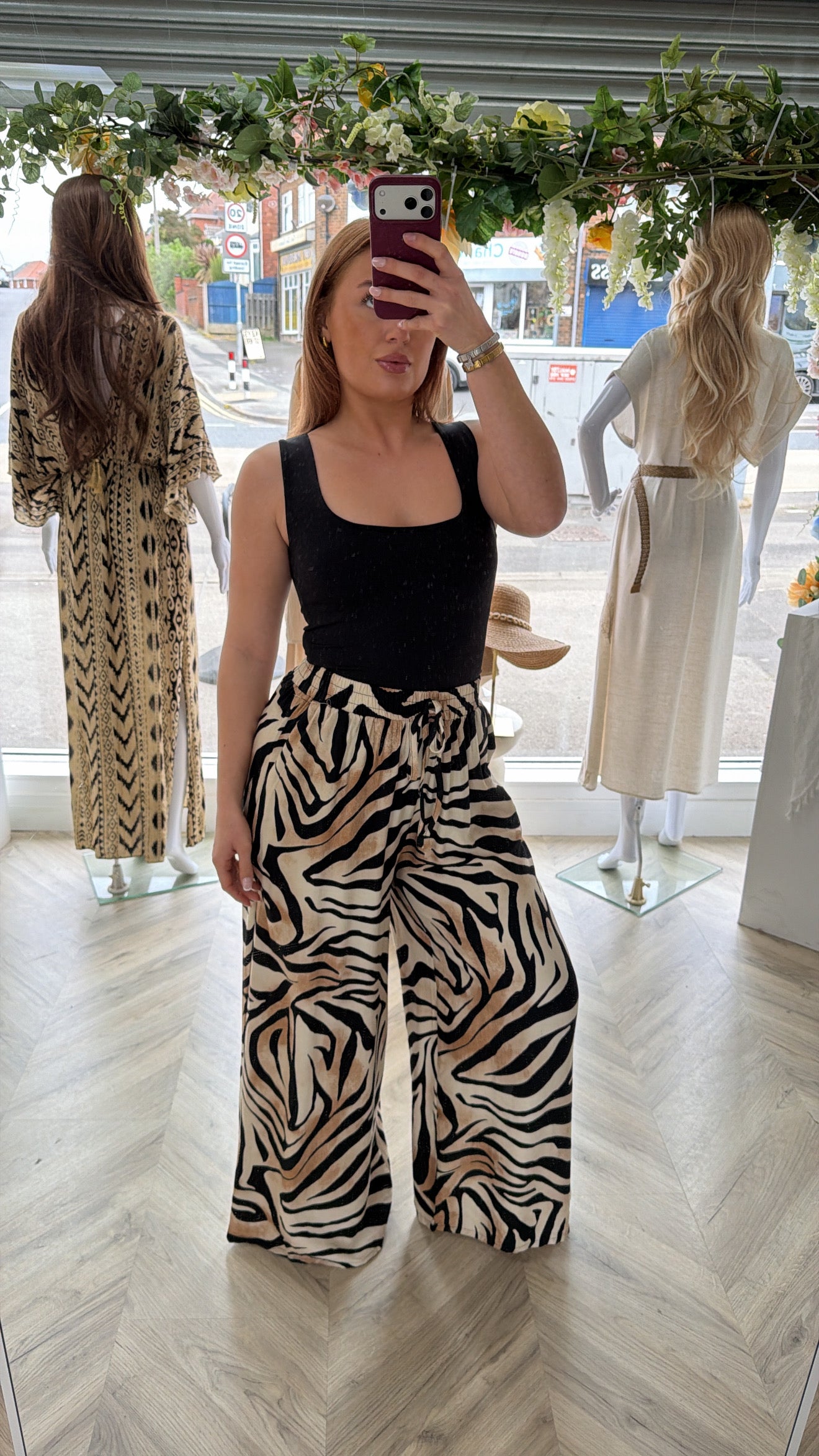 Nola Trousers - Leopard