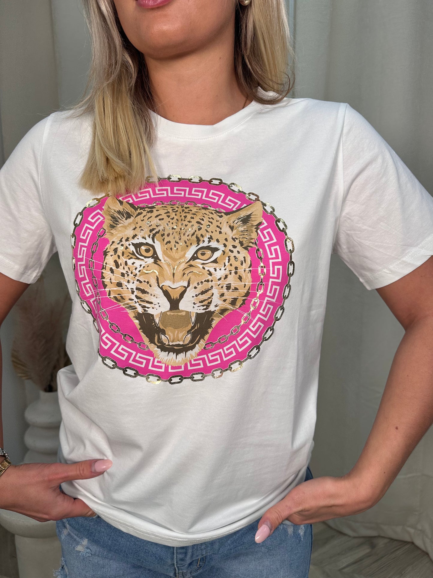 Lion Slogan T-Shirt