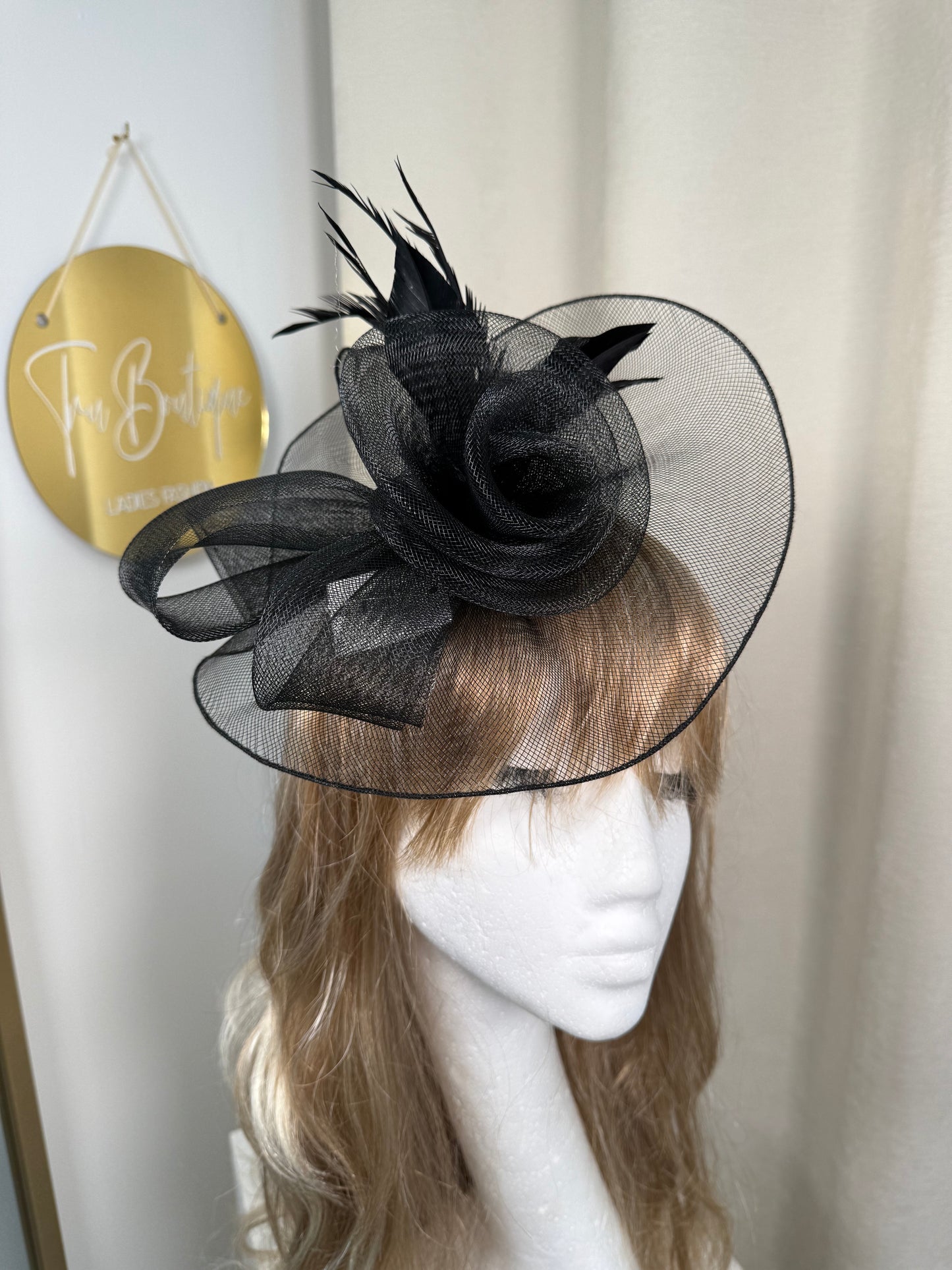 Zonya Fascinator - Black