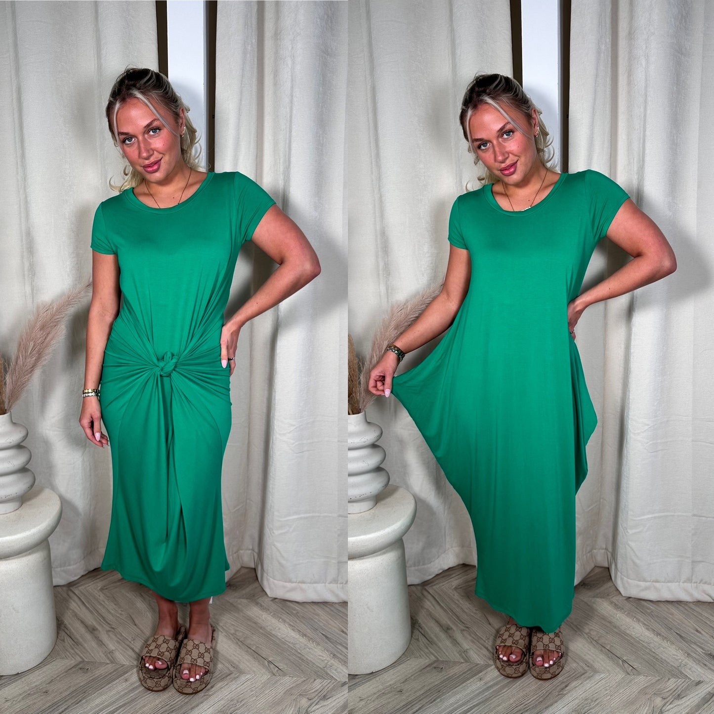 Green Parachute Dress