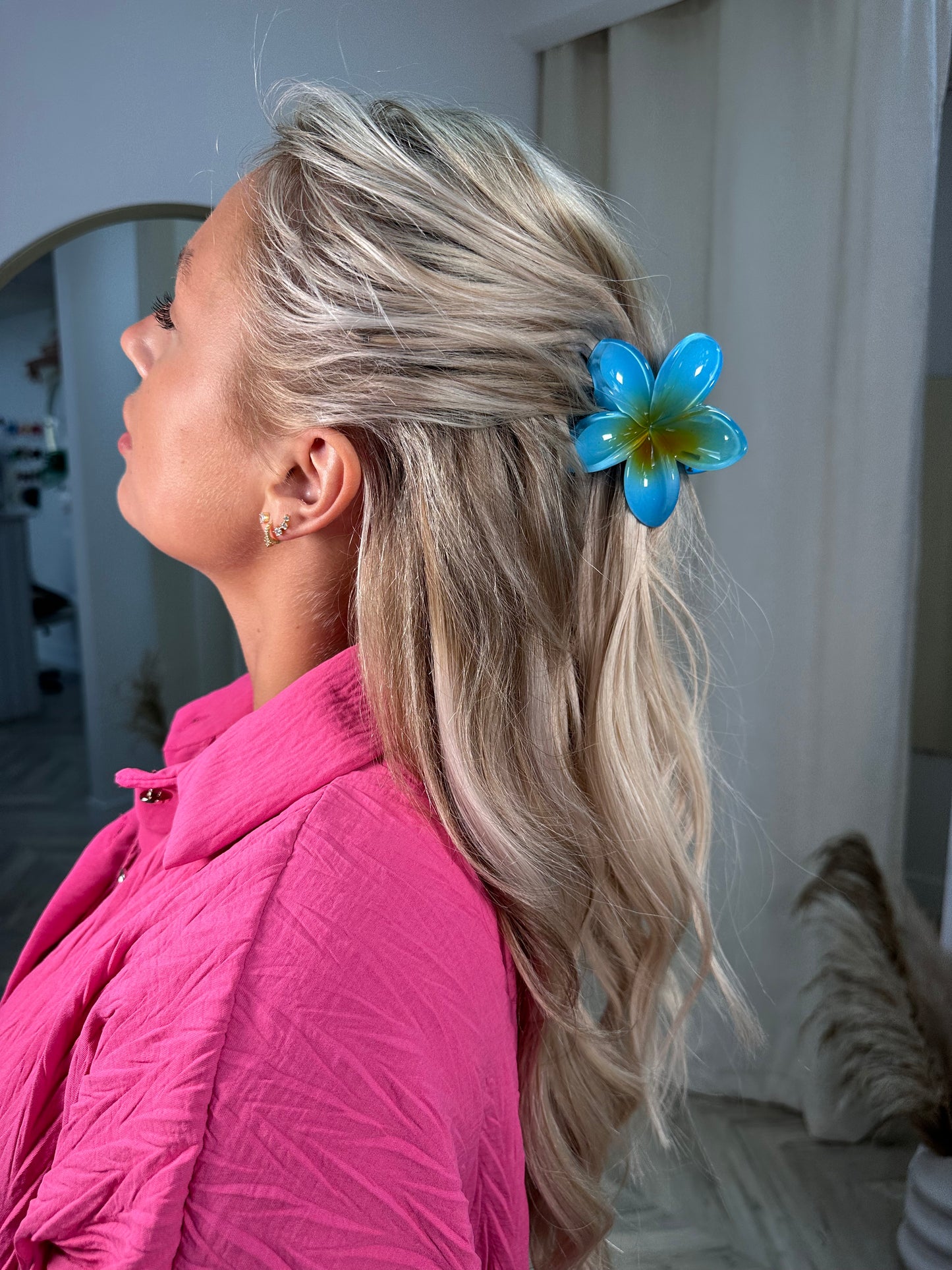 Ombre Flower Hair Clip