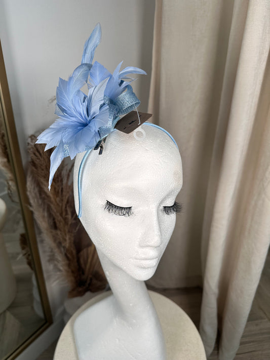 Baby Blue Claire Fascinator