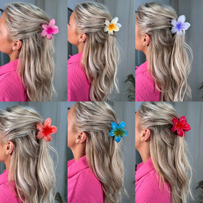 Ombre Flower Hair Clip