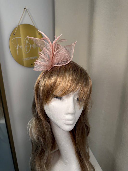 Velena Fascinator - Blush Pink