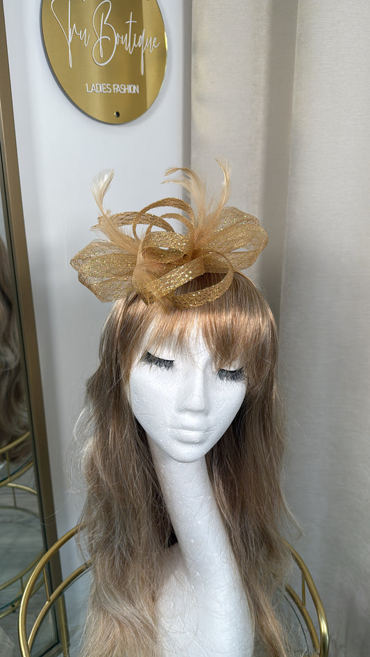 Nevali Fascinator - Gold