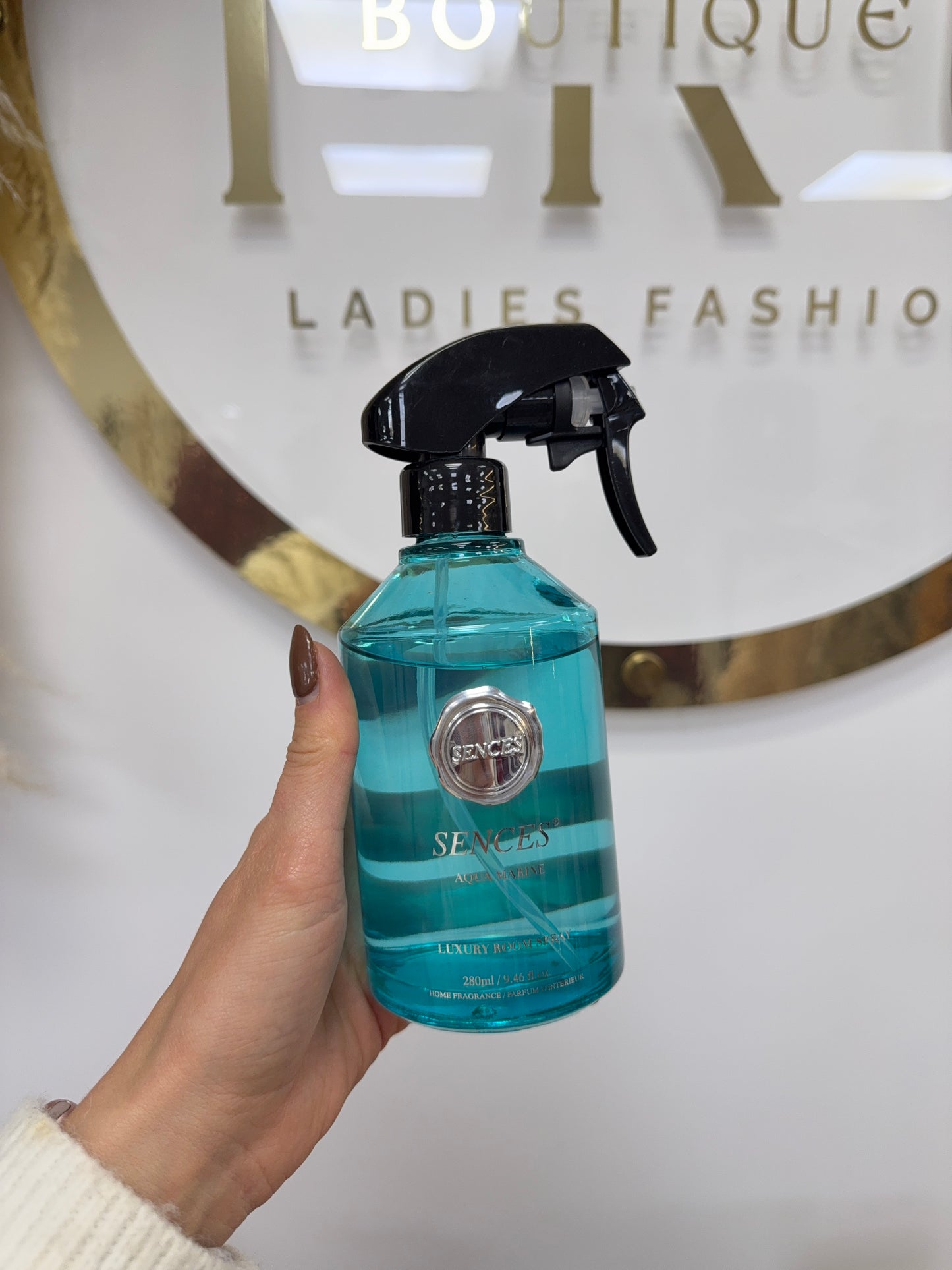 Glass Bottle Room Spray - Aqua Marine