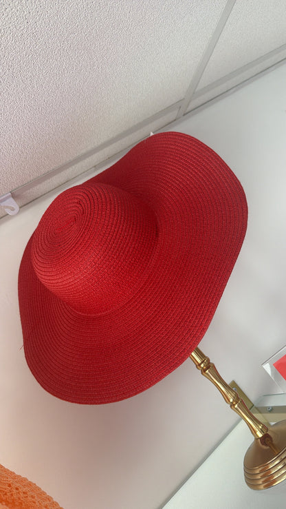 Red Beach Hat