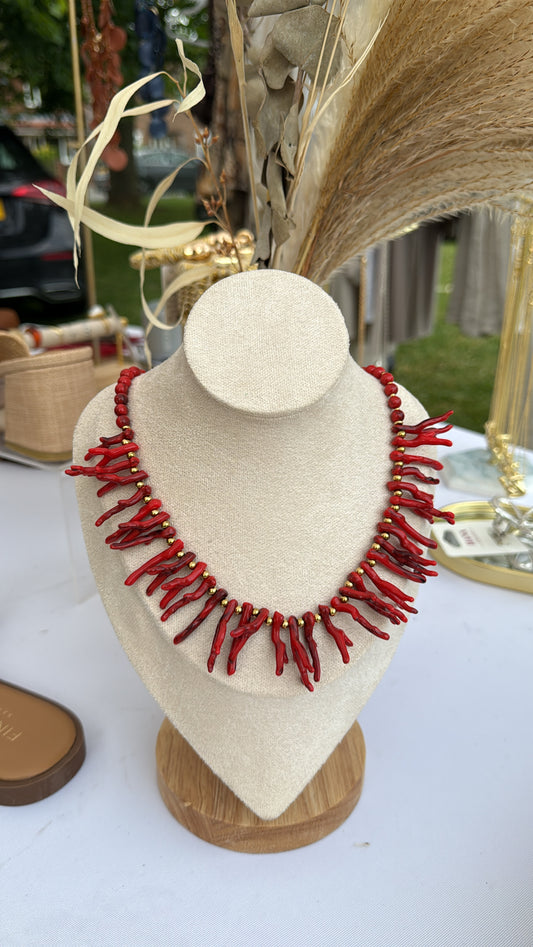 Dori Necklace - Red