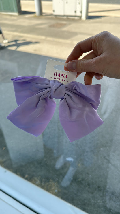 Hair Bow - Pastel Purple