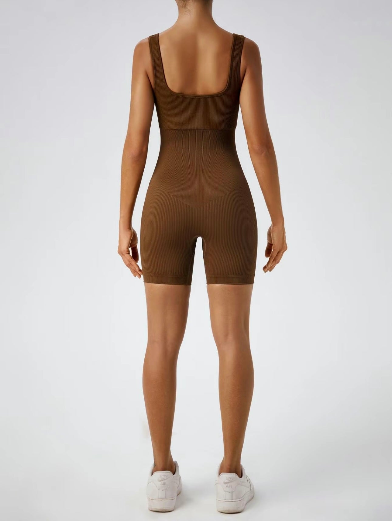 Brown Seamless Unitard/ Playsuit