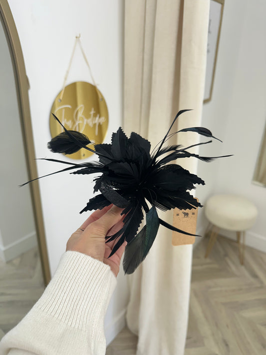 Black Celma Fascinator