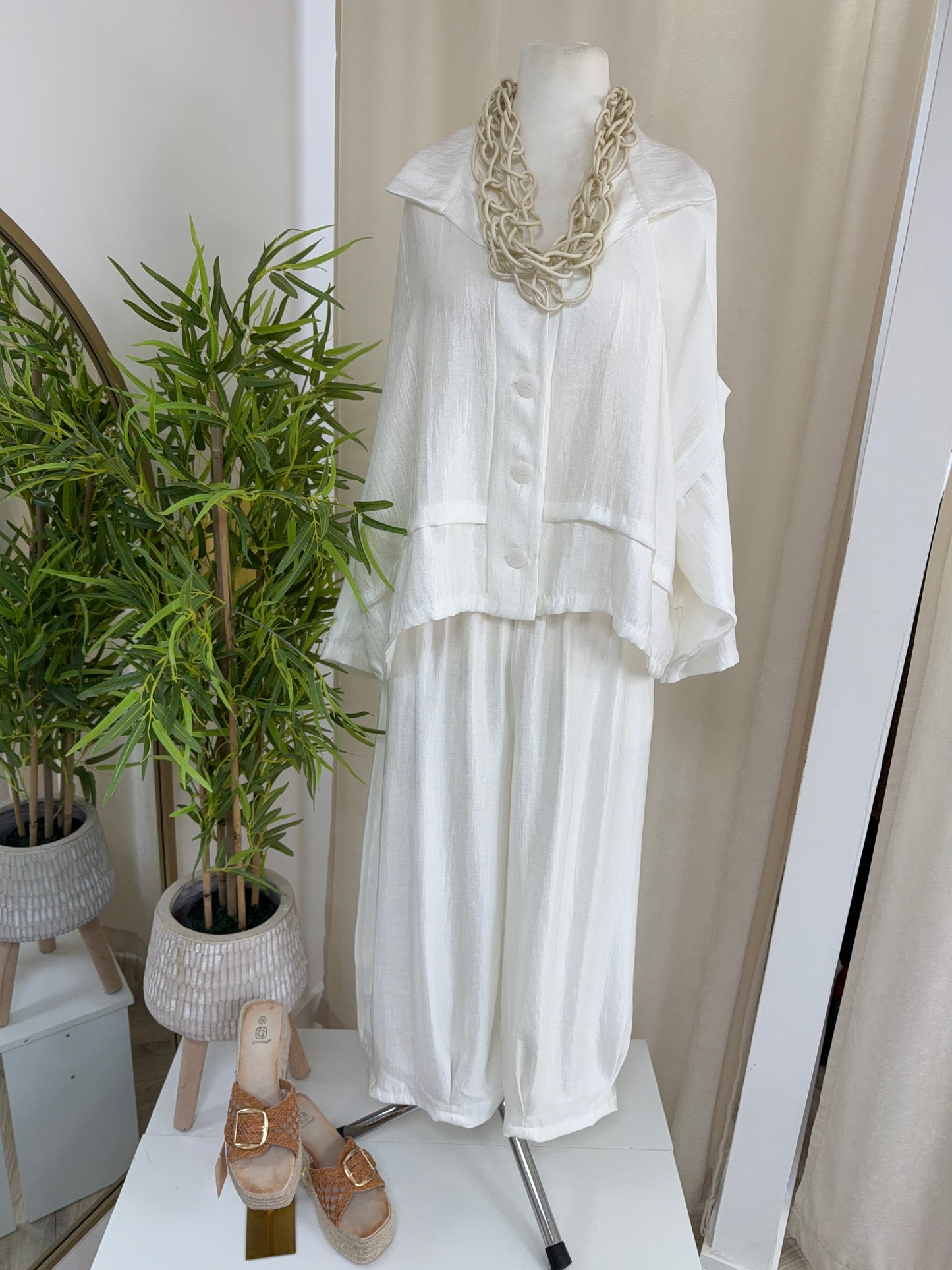 Eloise Trousers - White