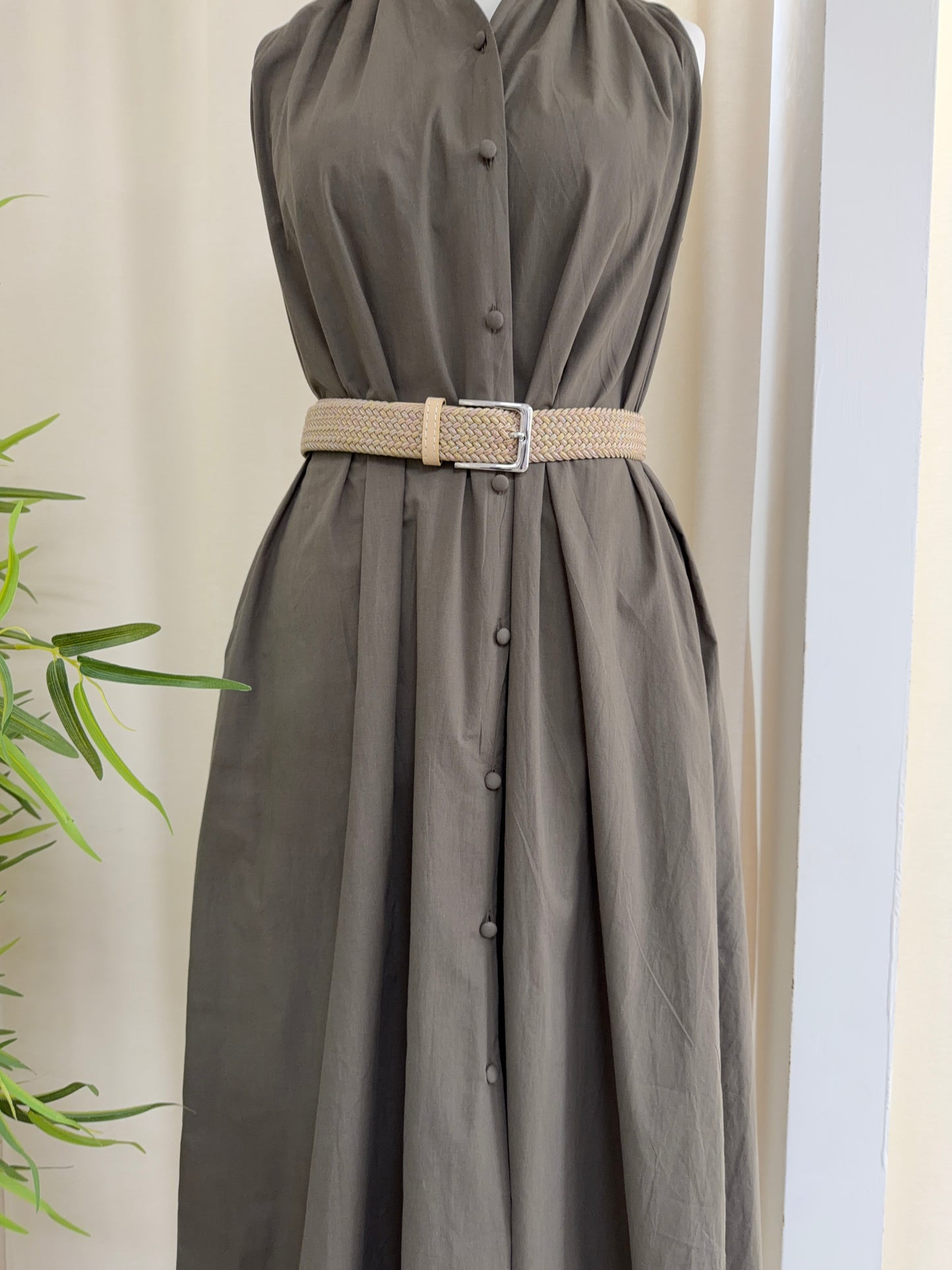 Portia Dress - Khaki